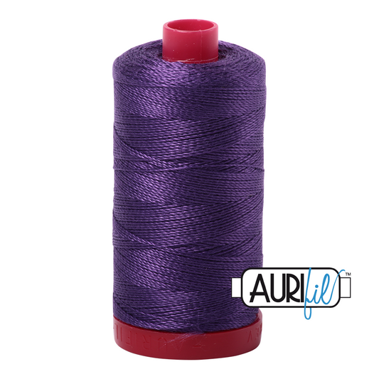 4225 EGGPLANT 12WT MAKO COTTON LARGE SPOOL | 325 MT.