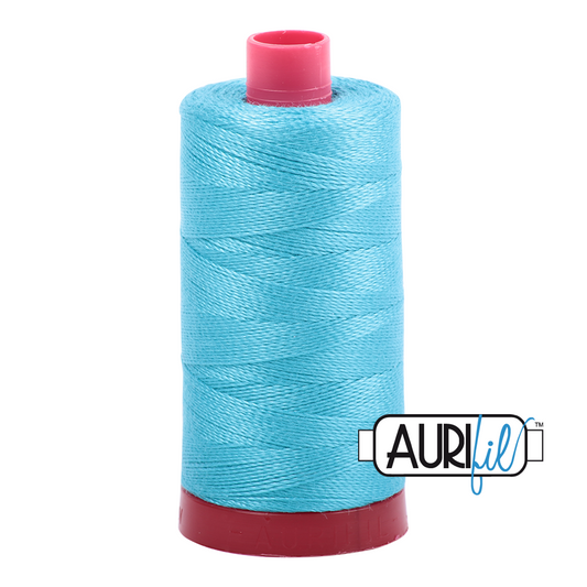 5005 BRIGHT TURQUOISE 12WT MAKO COTTON LARGE SPOOL | 325 MT.
