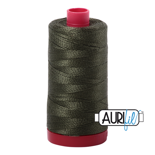 5012 DARK GREEN 12WT MAKO COTTON LARGE SPOOL | 325 MT.