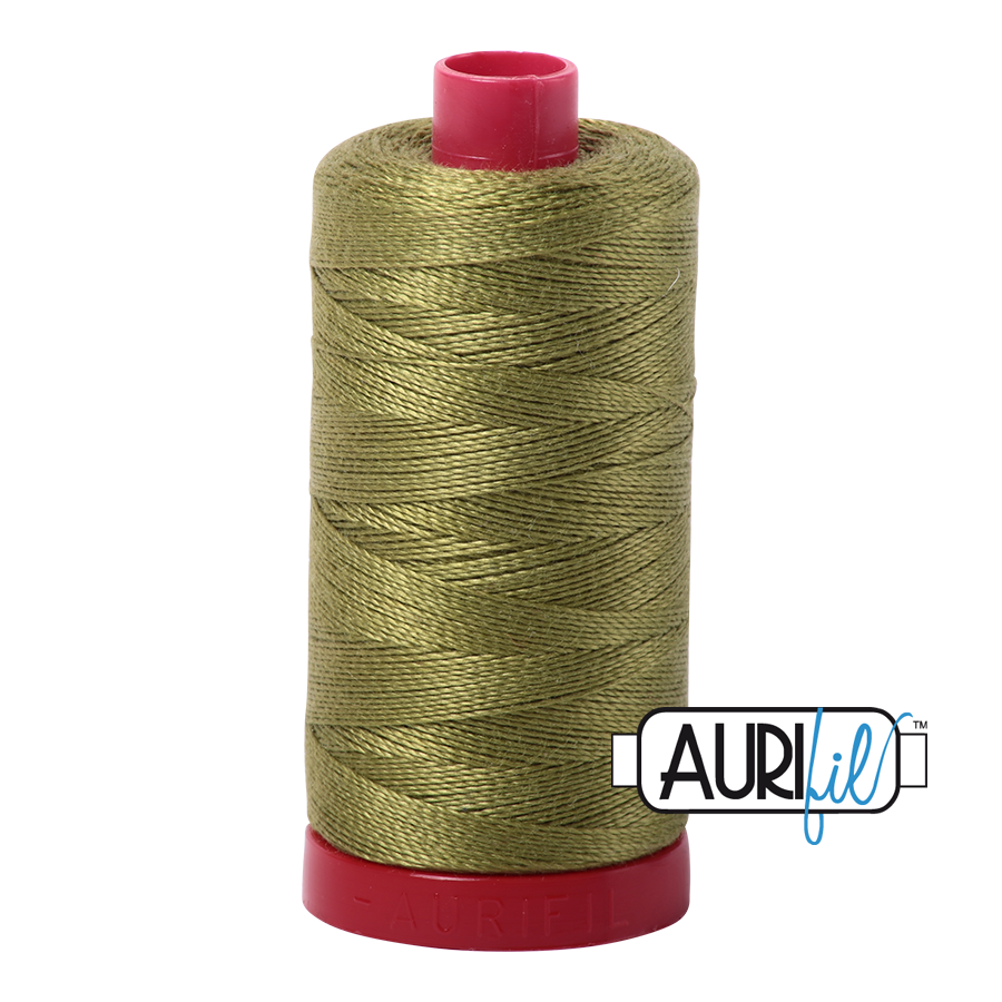 5016 OLIVE GREEN 12WT MAKO COTTON LARGE SPOOL | 325 MT.