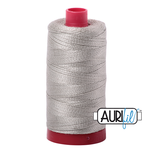 5021 LIGHT GREY 12WT MAKO COTTON LARGE SPOOL | 325 MT.
