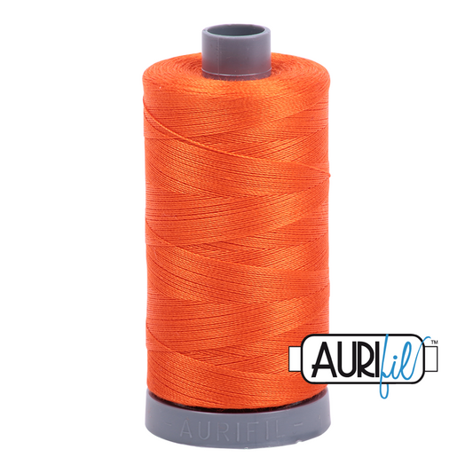 1104 NEON ORANGE 28 WT MAKO COTTON LARGE SPOOL | 750 MT.