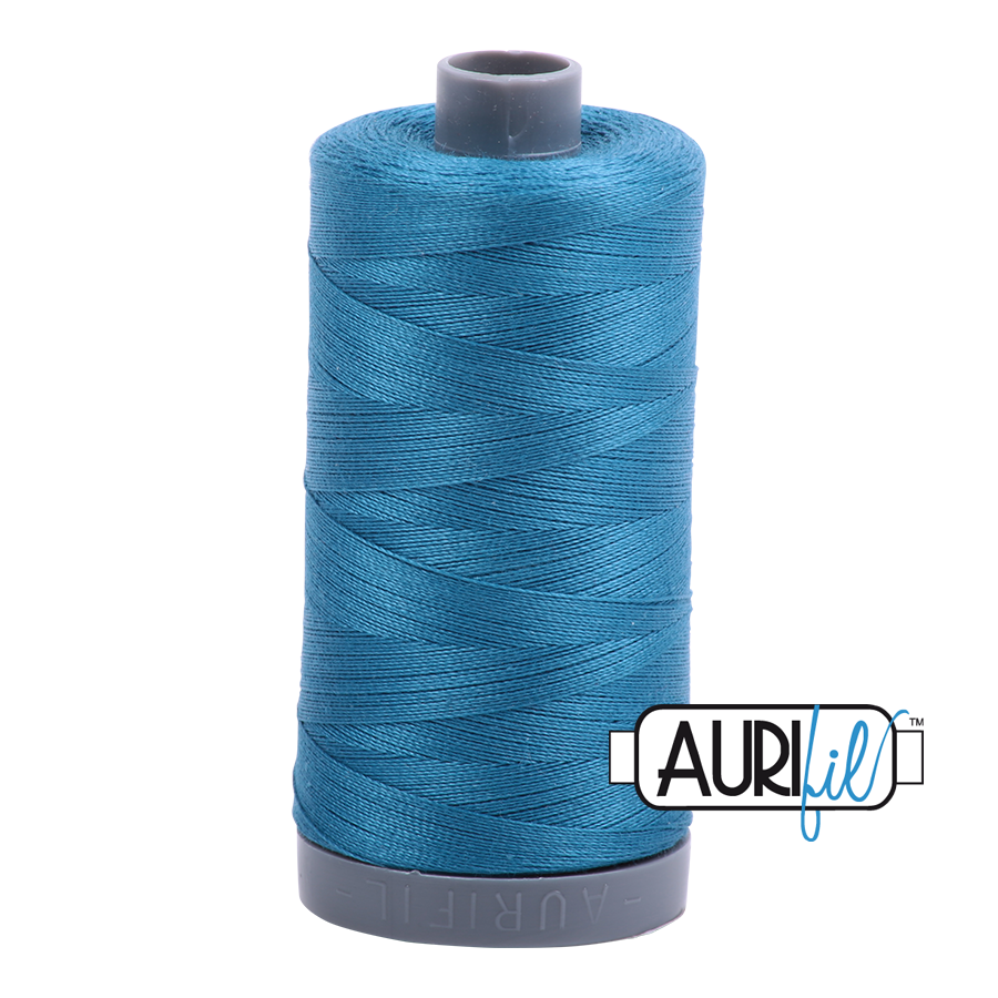 1125 MEDIUM TEAL 28 WT MAKO COTTON LARGE SPOOL | 750 MT.