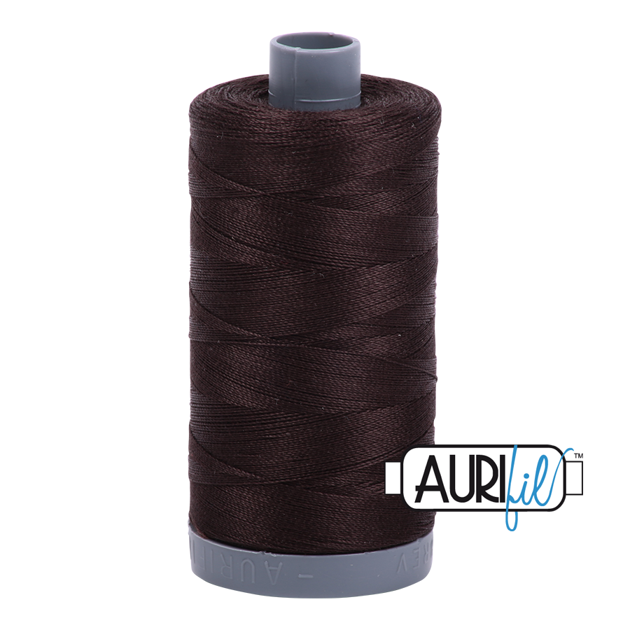 1130 VERY DARK BARK 28 WT MAKO COTTON LARGE SPOOL | 750 MT.