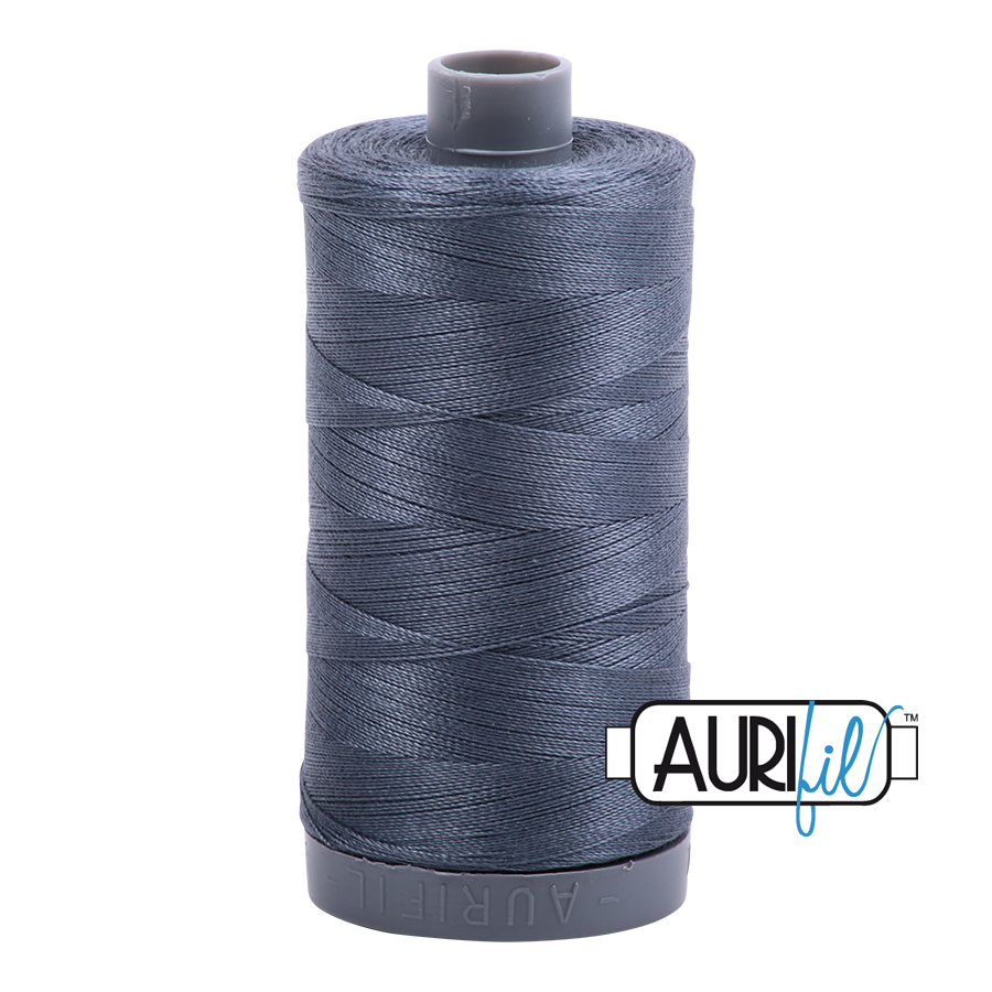 1158 MEDIUM GREY 28 WT MAKO COTTON LARGE SPOOL | 750 MT.