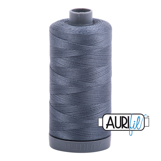 1246 DARK GREY 28 WT MAKO COTTON LARGE SPOOL | 750 MT.