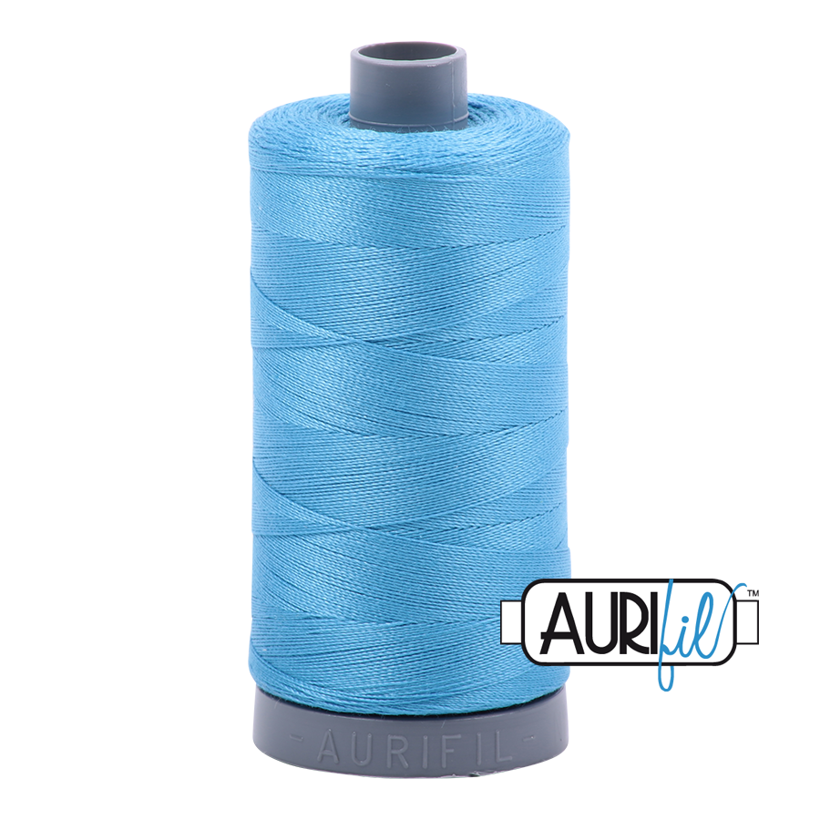 1320 BRIGHT TEAL 28 WT MAKO COTTON LARGE SPOOL | 750 MT.