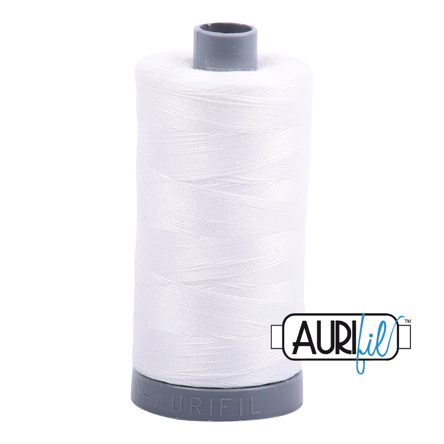2021 NATURAL WHITE 28 WT MAKO COTTON LARGE SPOOL | 750 MT.