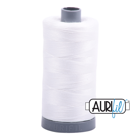 2021 NATURAL WHITE 28 WT MAKO COTTON LARGE SPOOL | 750 MT.
