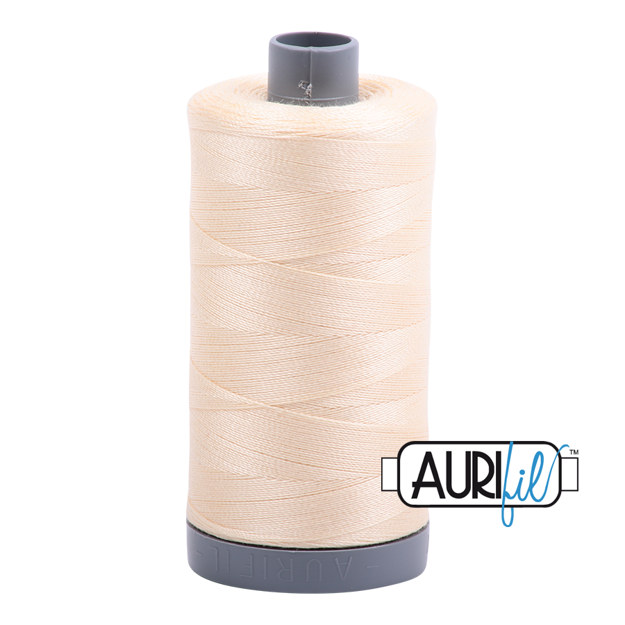 2123 BUTTER 28 WT MAKO COTTON LARGE SPOOL | 750 MT.