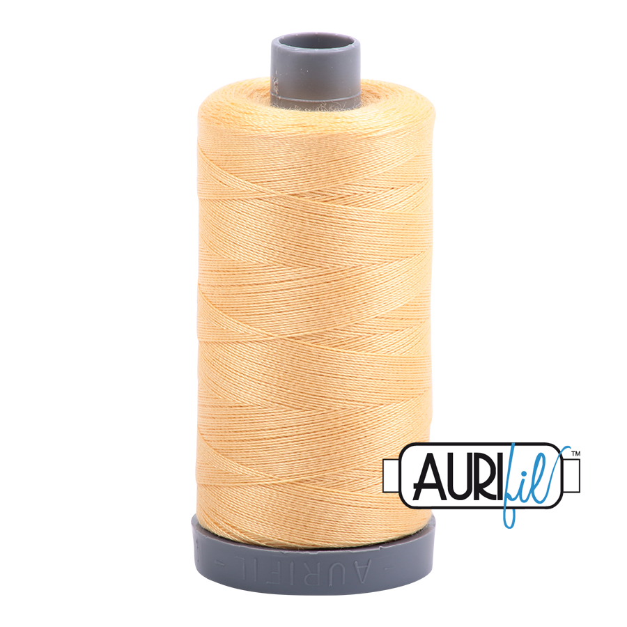 2130 MEDIUM BUTTER 28 WT MAKO COTTON LARGE SPOOL | 750 MT.