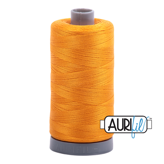 2145 YELLOW ORANGE 28 WT MAKO COTTON LARGE SPOOL | 750 MT.