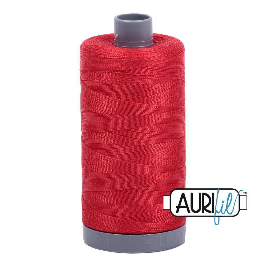 2265 LOBSTER RED 28 WT MAKO COTTON LARGE SPOOL | 750 MT.