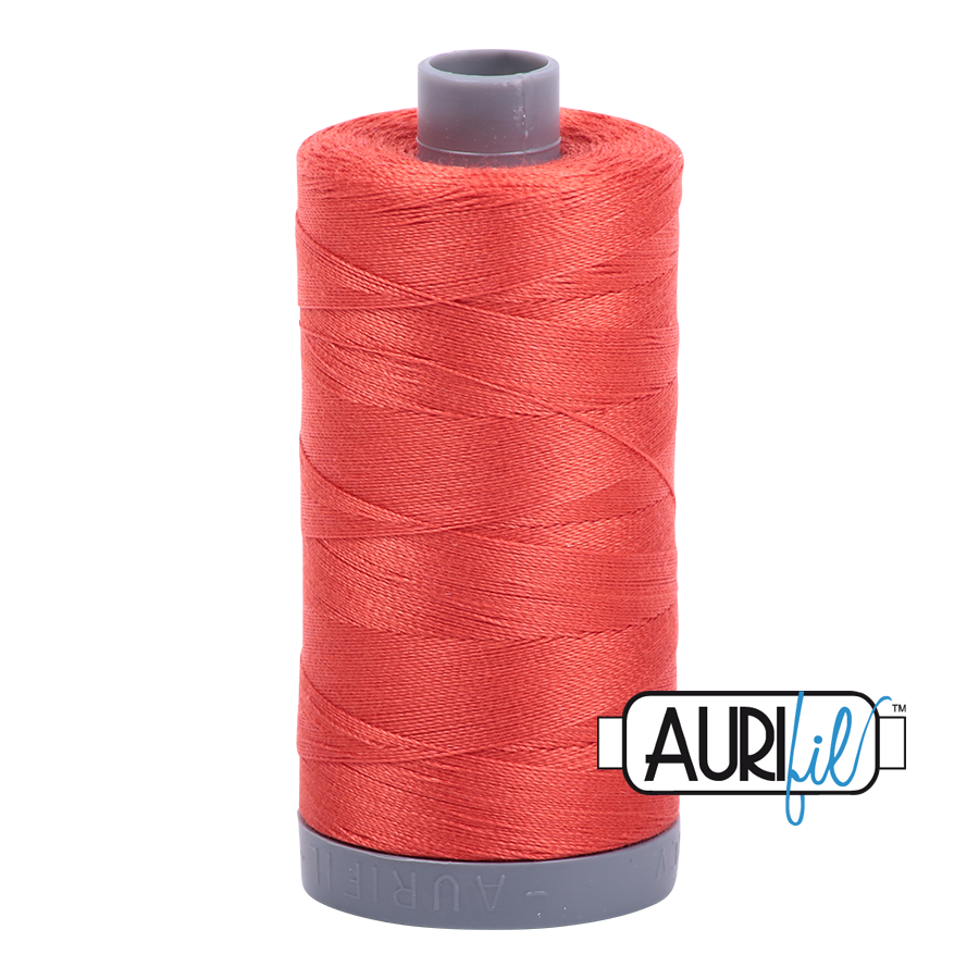 2277 LIGHT RED ORANGE 28 WT MAKO COTTON LARGE SPOOL | 750 MT.