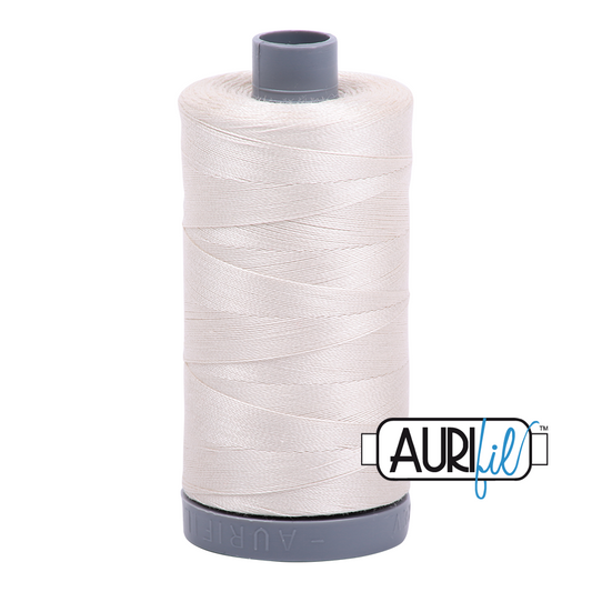 2309 SILVER WHITE 28 WT MAKO COTTON LARGE SPOOL | 750 MT.