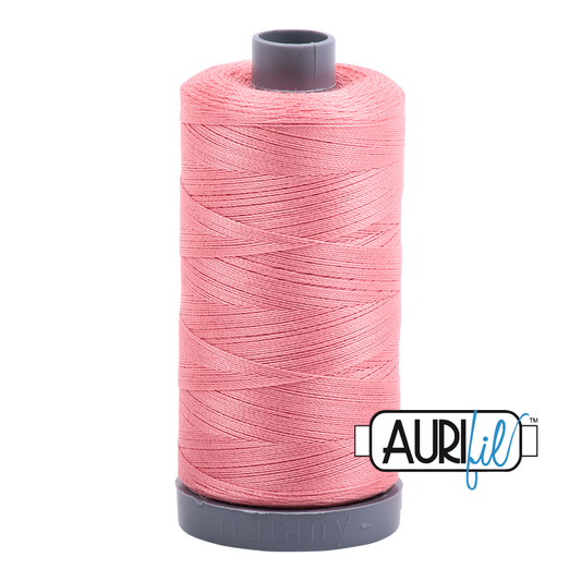 2435 PEACHY PINK 28 WT MAKO COTTON LARGE SPOOL | 750 MT.
