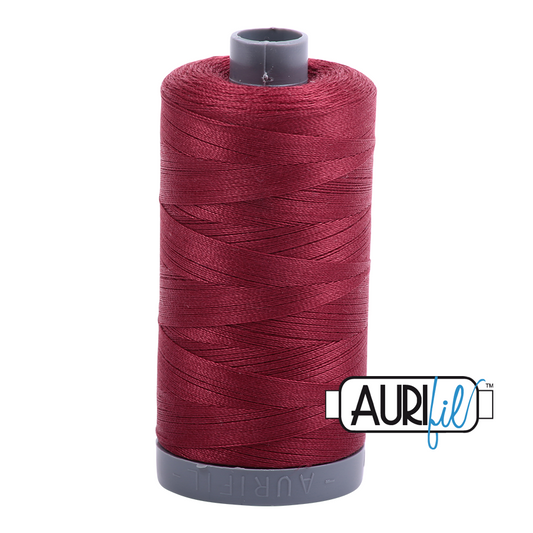 2460 DARK CARMINE RED 28 WT MAKO COTTON LARGE SPOOL | 750 MT.