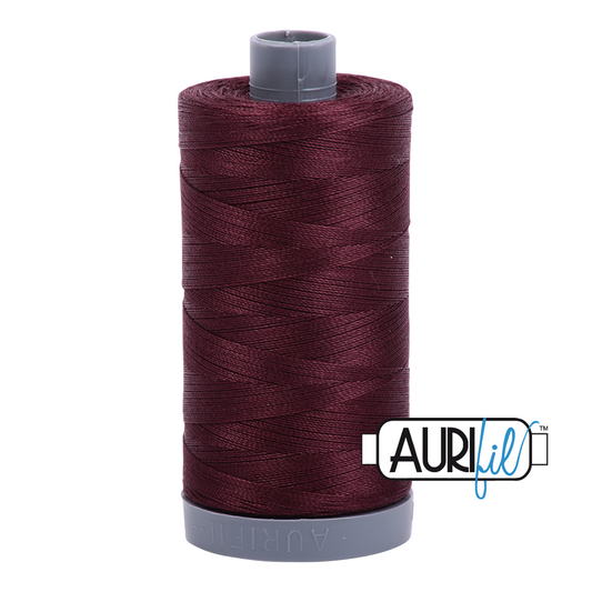 2468 DARK WINE 28 WT MAKO COTTON LARGE SPOOL | 750 MT.