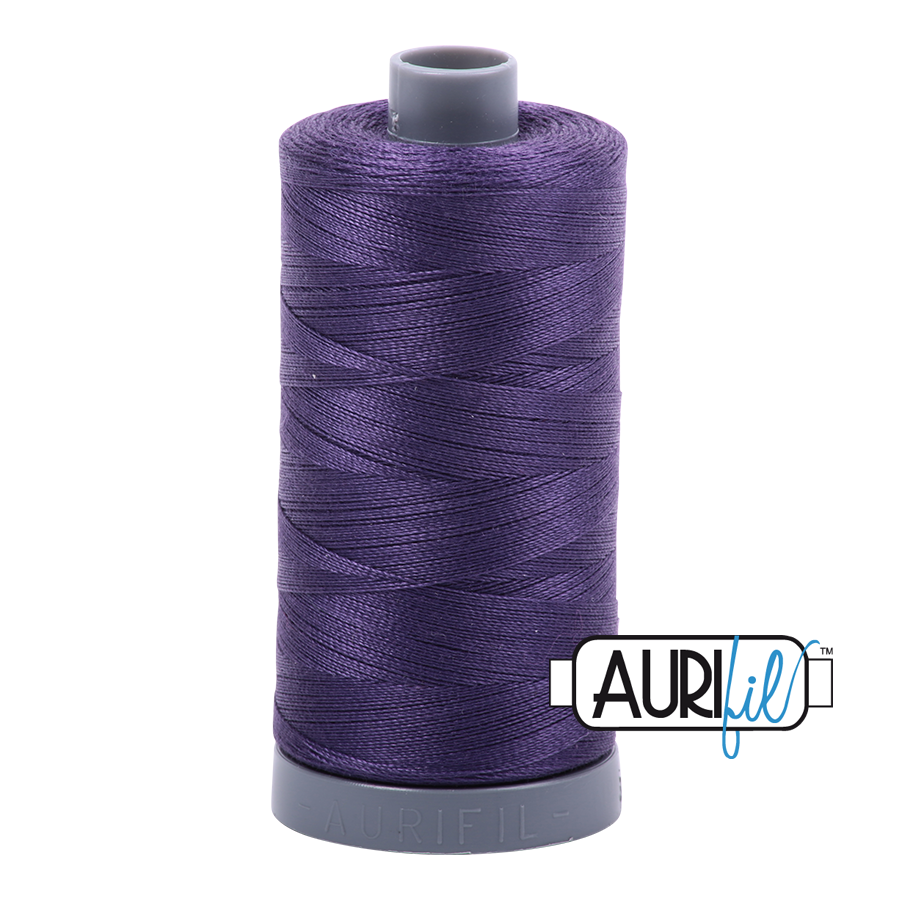 2581 DARK DUSTY GRAPE 28 WT MAKO COTTON LARGE SPOOL | 750 MT.