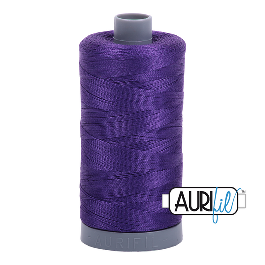 2582 DARK VIOLET 28 WT MAKO COTTON LARGE SPOOL | 750 MT.
