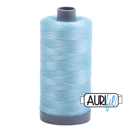 2805 LIGHT GREY TURQUOISE 28 WT MAKO COTTON LARGE SPOOL | 750 MT.