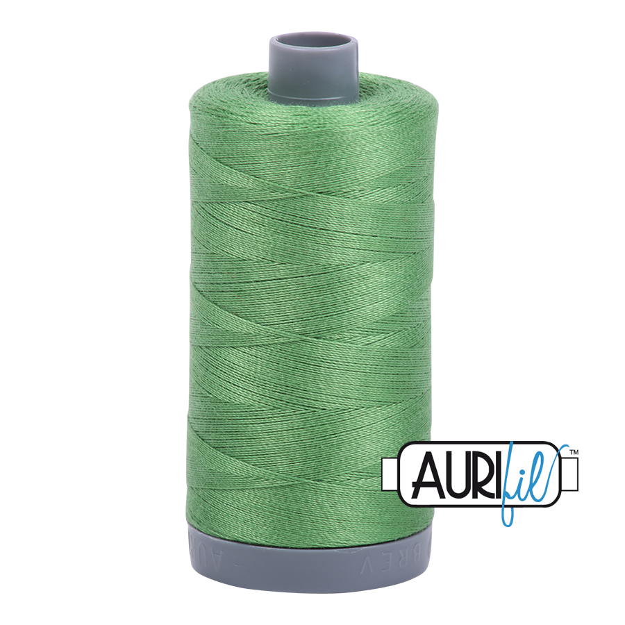 2884 GREEN YELLOW 28 WT MAKO COTTON LARGE SPOOL | 750 MT.