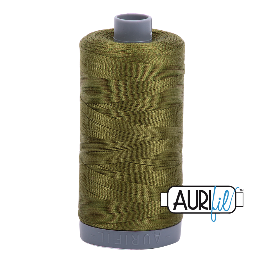2887 VERY DARK OLIVE 28 WT MAKO COTTON LARGE SPOOL | 750 MT.
