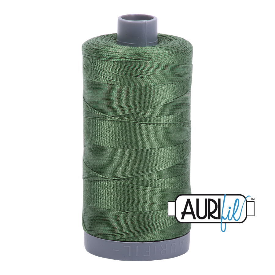 2890 VERY DARK GRASS GREEN 28 WT MAKO COTTON LARGE SPOOL | 750 MT.