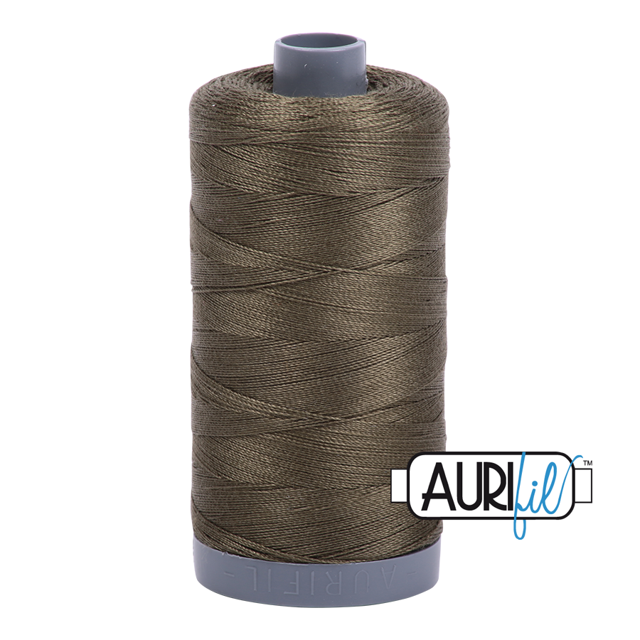 2905 ARMY GREEN 28 WT MAKO COTTON LARGE SPOOL | 750 MT.