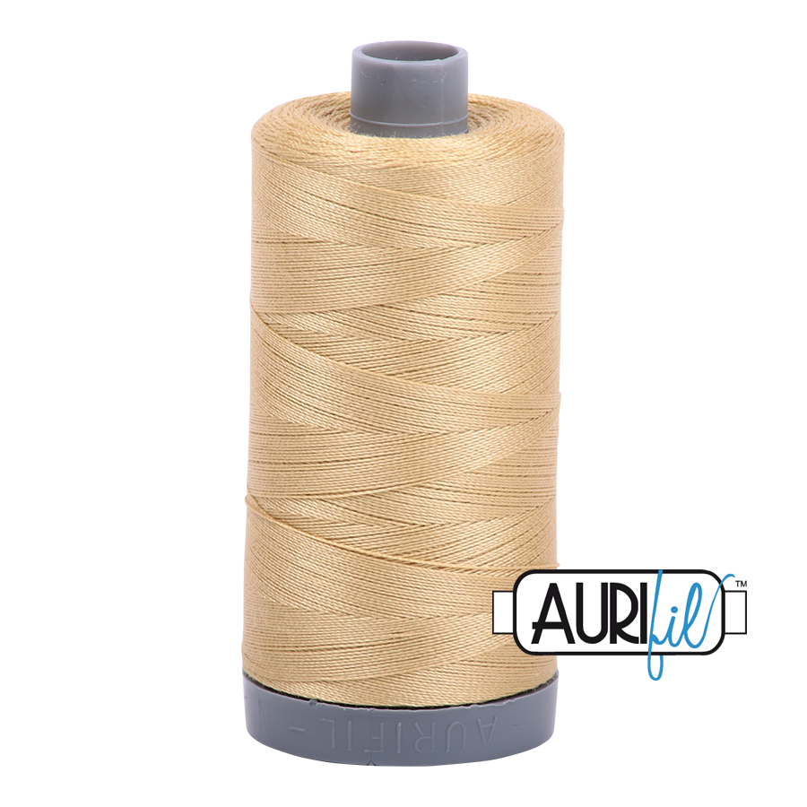 2915 VERY LIGHT BRASS 28 WT MAKO COTTON LARGE SPOOL | 750 MT.