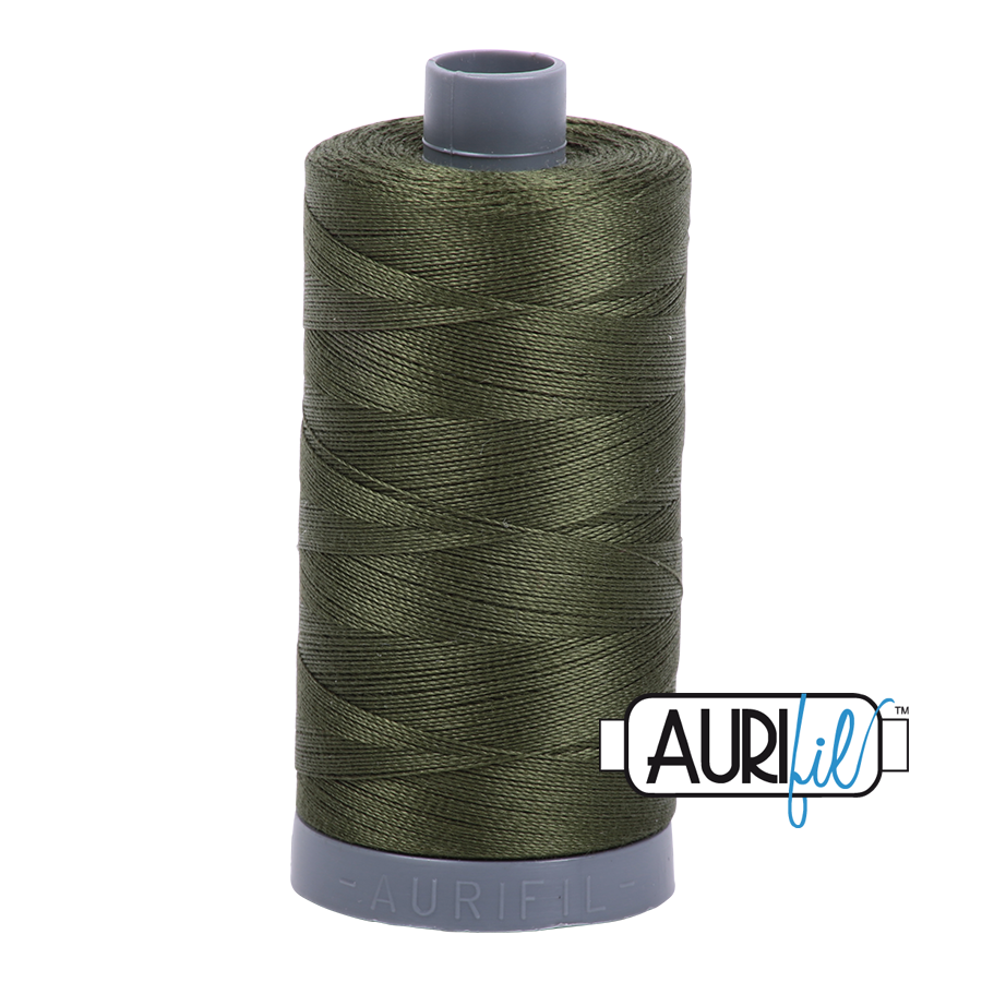 5023 MEDIUM GREEN 28 WT MAKO COTTON LARGE SPOOL | 750 MT.