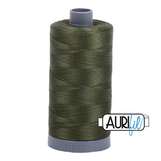 5023 MEDIUM GREEN 28 WT MAKO COTTON LARGE SPOOL | 750 MT.