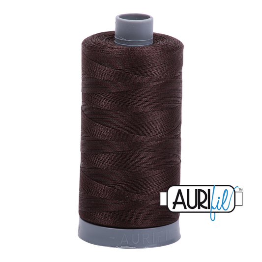 5024 DARK BROWN 28 WT MAKO COTTON LARGE SPOOL | 750 MT.