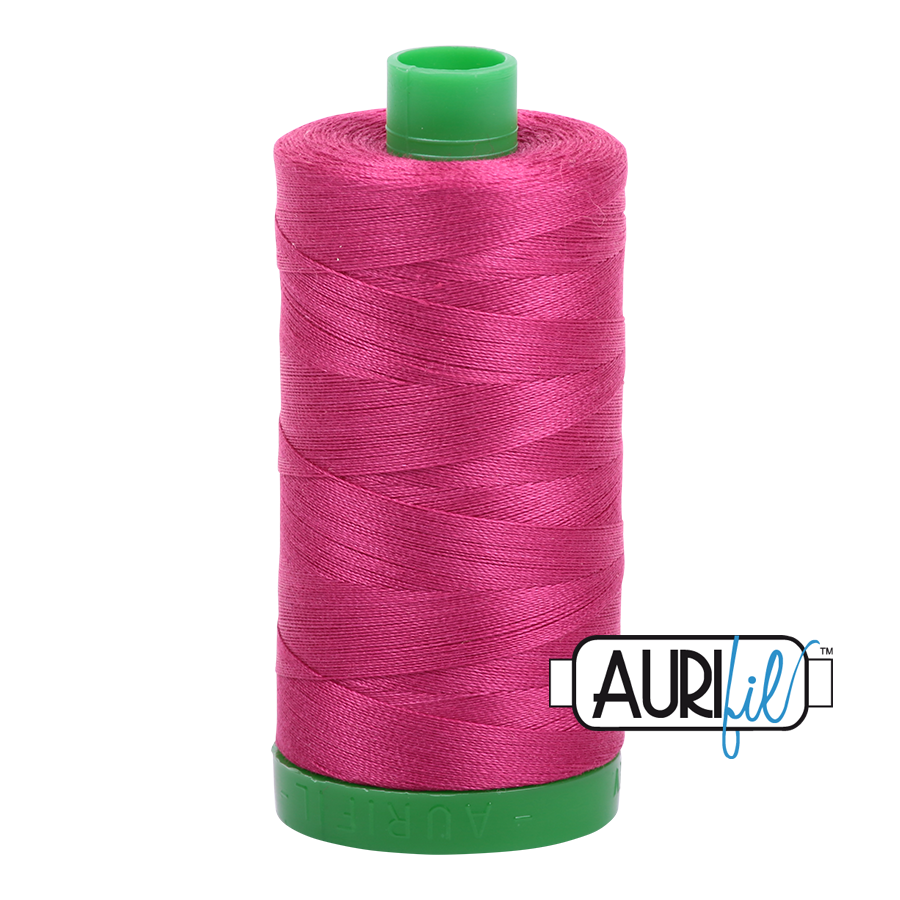 1100 RED PLUM 40 WT MAKO COTTON LARGE SPOOL | 1000 MT.