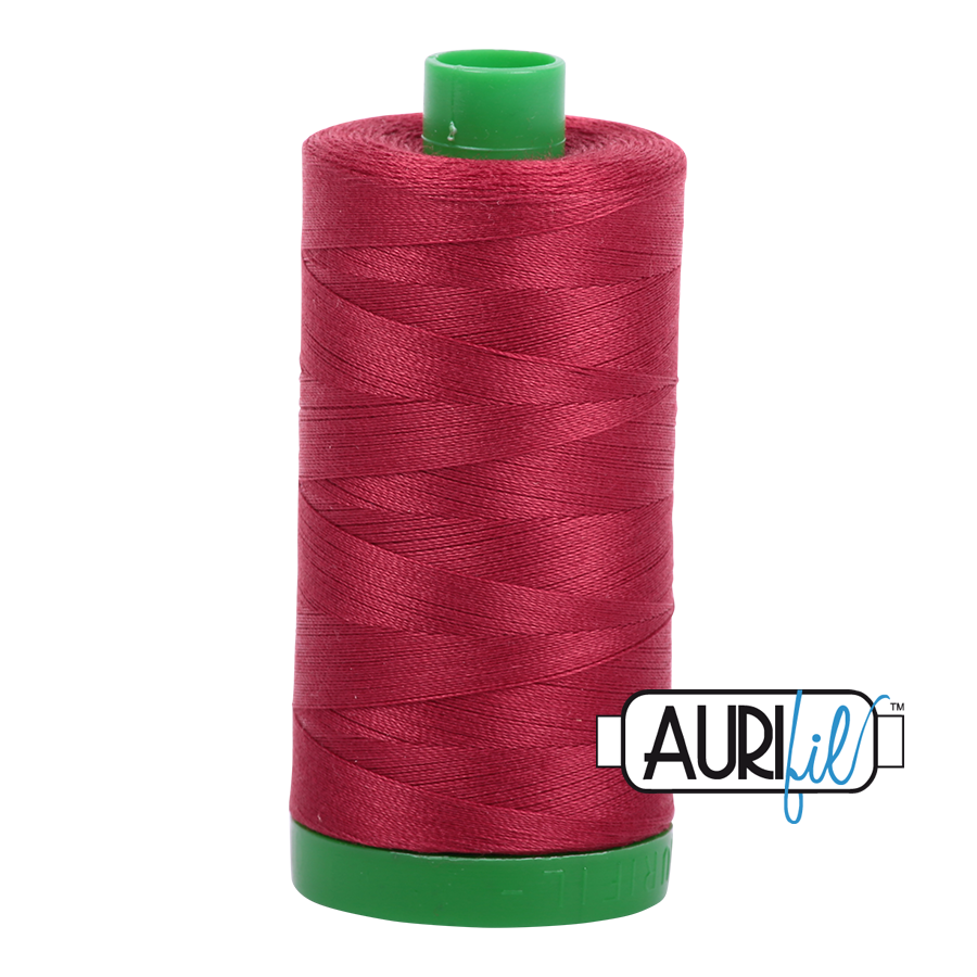 1103 BURGUNDY 40 WT MAKO COTTON LARGE SPOOL | 1000 MT.