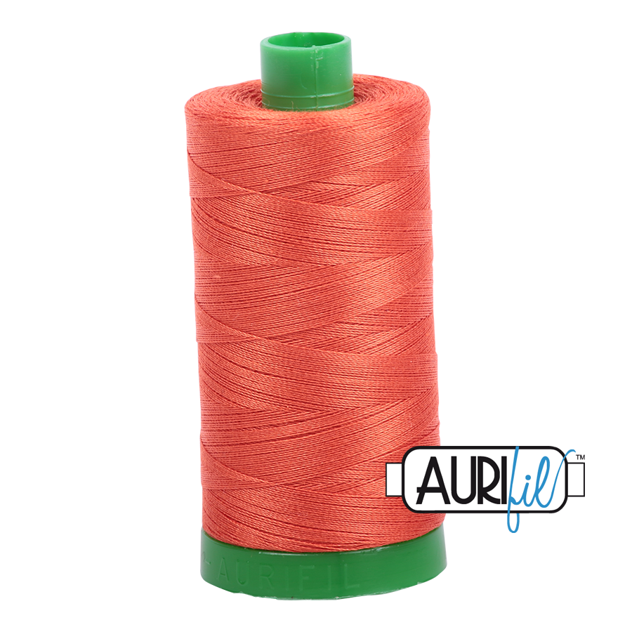 1154 DUSTY ORANGE 40 WT MAKO COTTON LARGE SPOOL | 1000 MT.