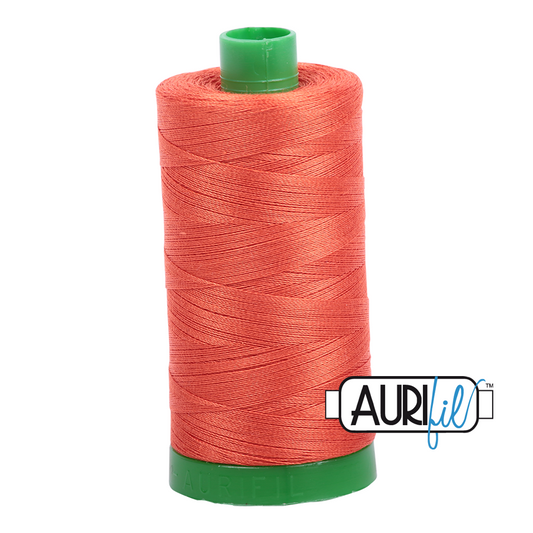 1154 DUSTY ORANGE 40 WT MAKO COTTON LARGE SPOOL | 1000 MT.