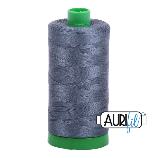 1158 MEDIUM GREY 40 WT MAKO COTTON LARGE SPOOL | 1000 MT.