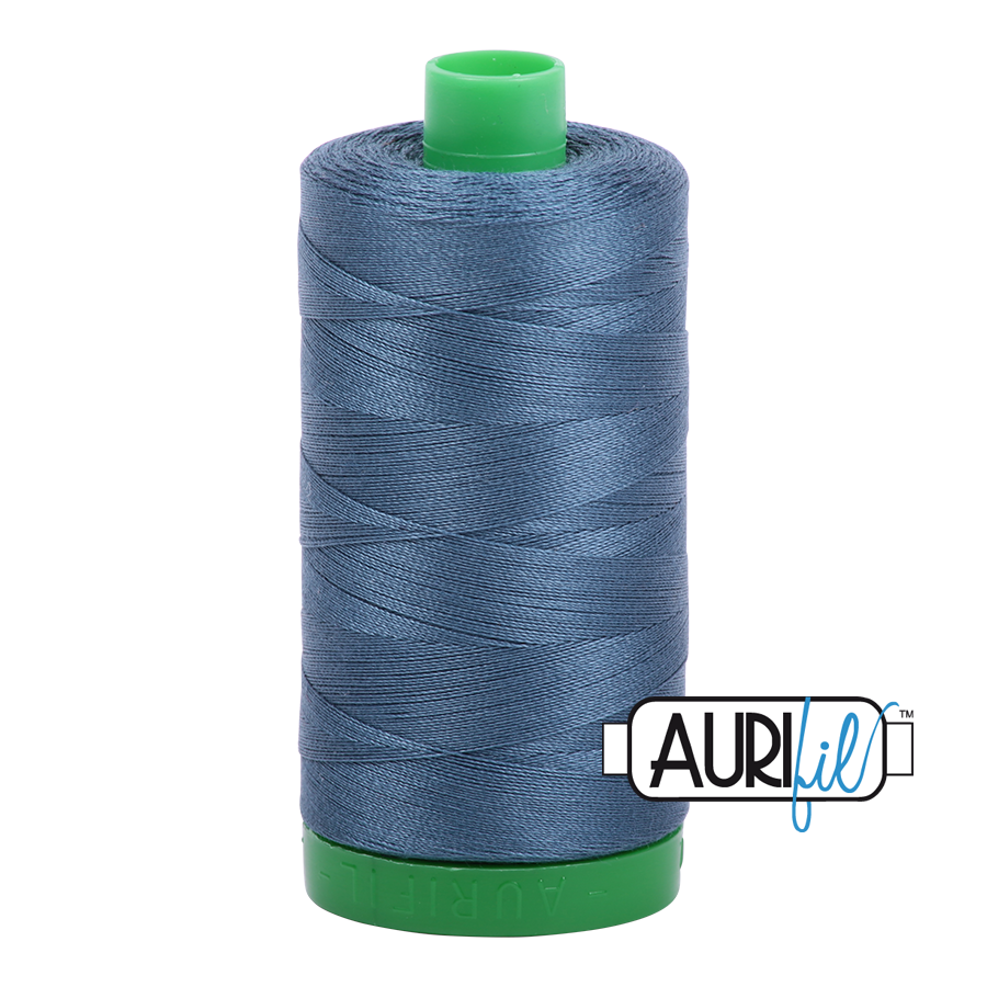 1310 MEDIUM BLUE GREY 40 WT MAKO COTTON LARGE SPOOL | 1000 MT.