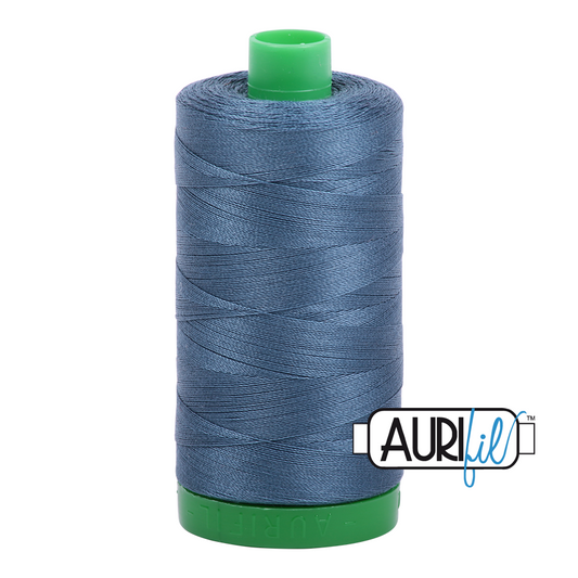 1310 MEDIUM BLUE GREY 40 WT MAKO COTTON LARGE SPOOL | 1000 MT.