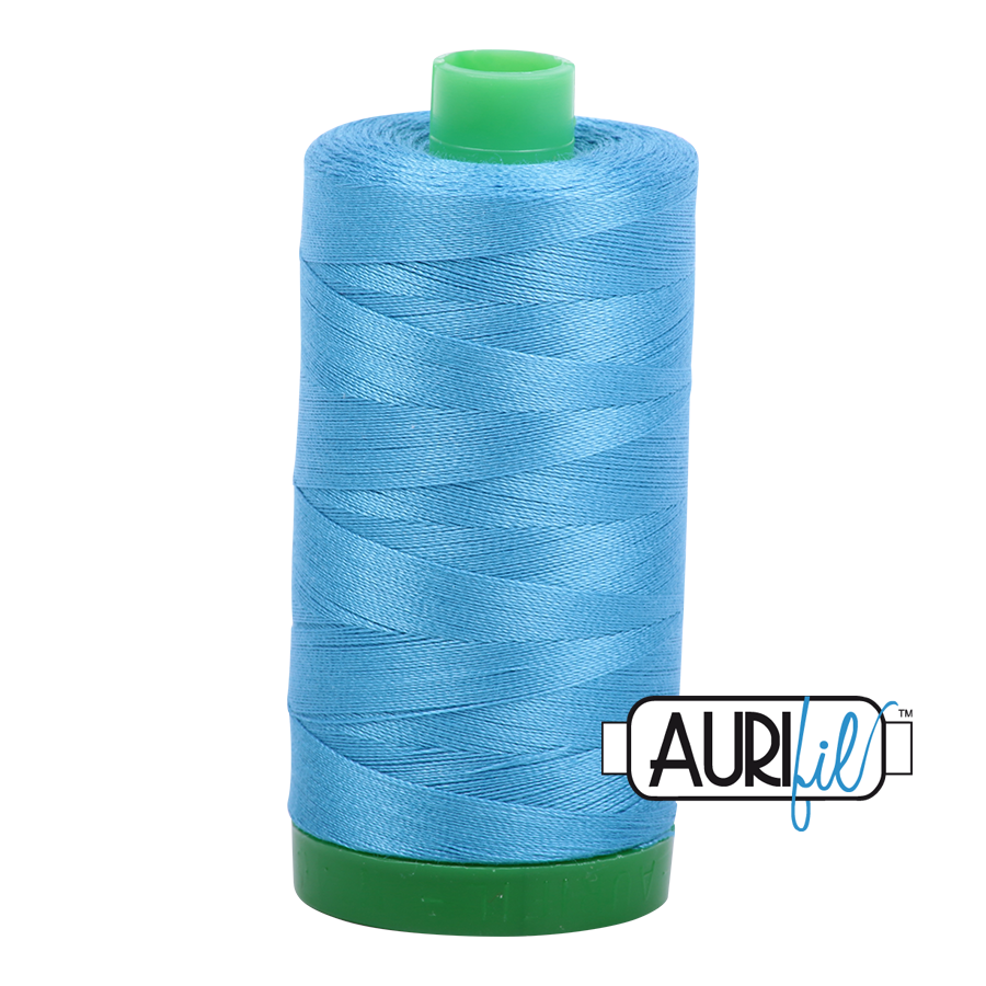 1320 BRIGHT TEAL 40 WT MAKO COTTON LARGE SPOOL | 1000 MT.