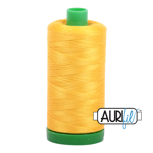 2135 YELLOW 40 WT MAKO COTTON LARGE SPOOL | 1000 MT.