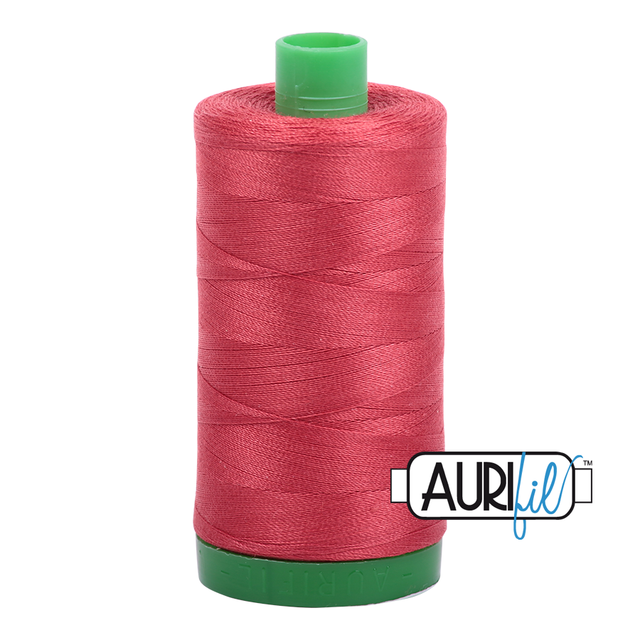 2230 RED PEONY 40 WT MAKO COTTON LARGE SPOOL | 1000 MT.