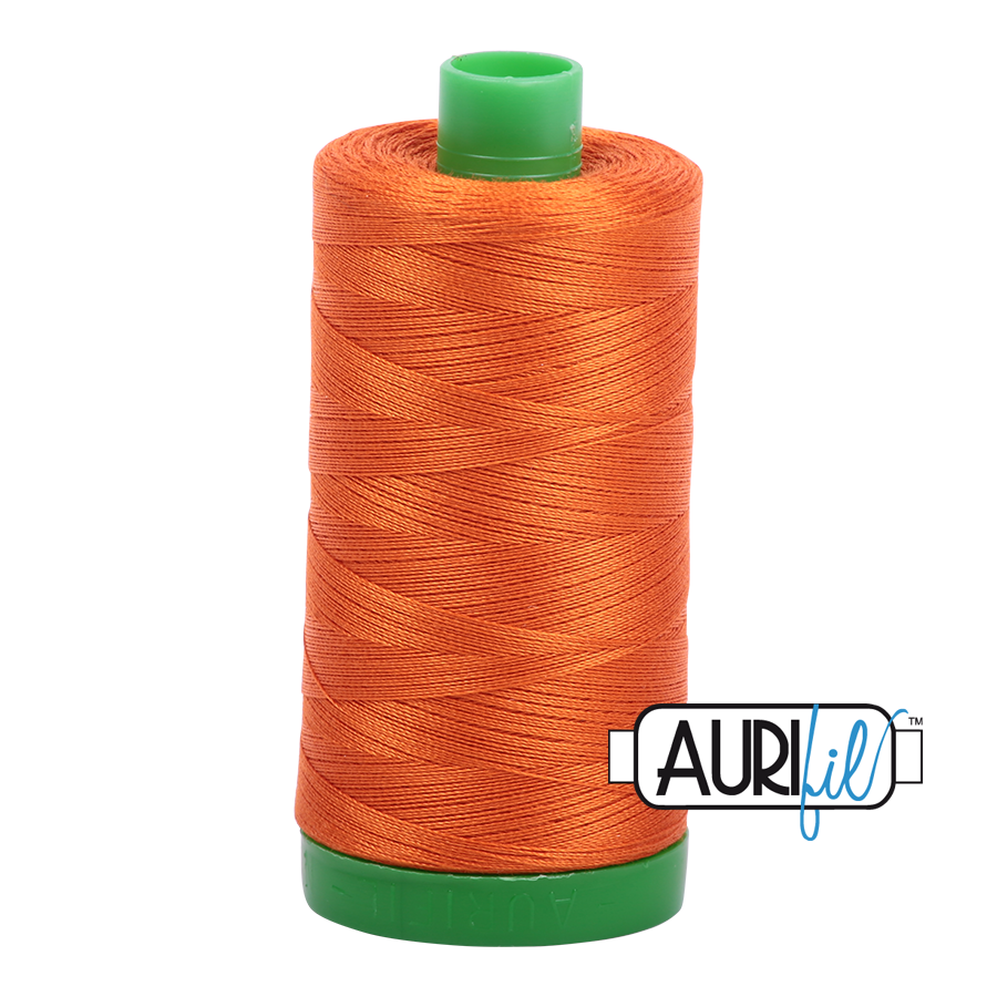 2235 ORANGE 40 WT MAKO COTTON LARGE SPOOL | 1000 MT.