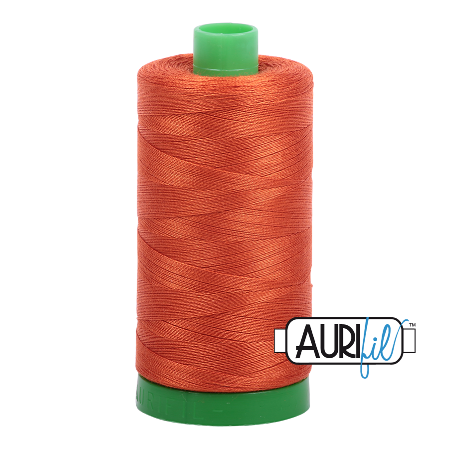 2240 RUSTY ORANGE 40 WT MAKO COTTON LARGE SPOOL | 1000 MT.