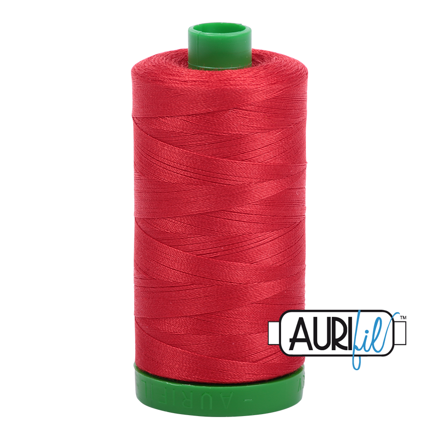 2265 LOBSTER RED 40 WT MAKO COTTON LARGE SPOOL | 1000 MT.