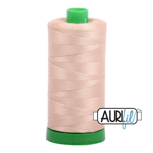 2314 BEIGE 40 WT MAKO COTTON LARGE SPOOL | 1000 MT.
