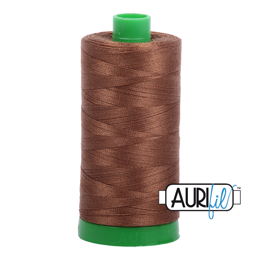 2372 DARK ANTIQUE GOLD 40 WT MAKO COTTON LARGE SPOOL | 1000 MT.