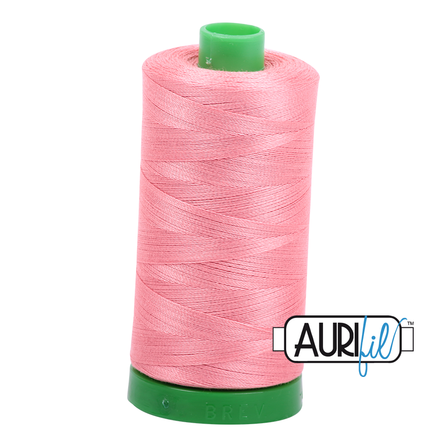 2435 PEACHY PINK 40 WT MAKO COTTON LARGE SPOOL | 1000 MT.