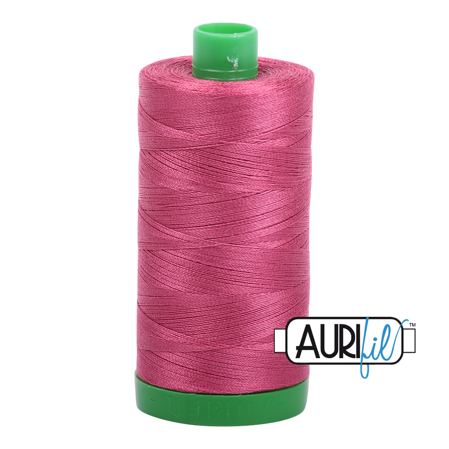 2455 MEDIUM CARMINE RED 40 WT MAKO COTTON LARGE SPOOL | 1000 MT.